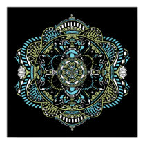 Mandala #9 - Poster posters by leannsj Mandala #9 - Poster posters