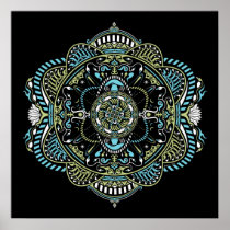Mandala #9 - Poster