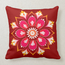 Mandala Art Pillow