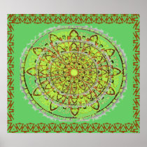 Mandala Art Poster