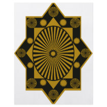 MANDALA BLACK TAN PERSONALIZED FLYER
