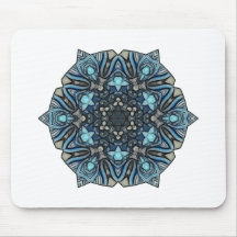 mandala Bluetitude 05b - Mousepad