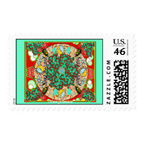MANDALA BUG OUT POSTAGE STAMP