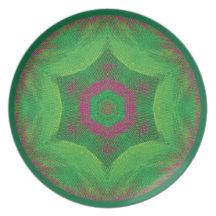 Mandala curativa V2 de las manos Platos