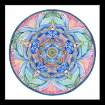 Mandala de la compasión posters