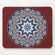Mandala doblada de los ángulos • Mousepad Alfombrilla De Raton