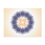 Mandala fractal composition #13 post card