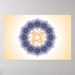 Mandala fractal composition #13 posters