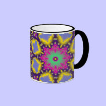 Mandala Fractal Series #1 mugs