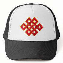 Mandala Karma Buddhism Eternal Knot Mesh Hat