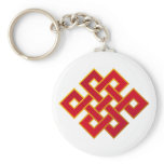 Mandala Karma Buddhism Eternal Knot Keychain