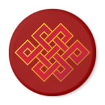 Mandala Karma Buddhism Eternal Knot Magnet