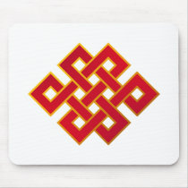 Mandala Karma Buddhism Eternal Knot Mouse Pads