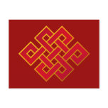 Mandala Karma Buddhism Eternal Knot Post Cards