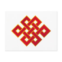 Mandala Karma Buddhism Eternal Knot Post Card