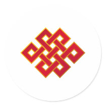 Mandala Karma Buddhism Eternal Knot Sticker