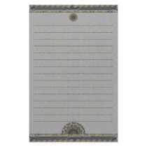 Mandala Lined Silver Stationary Stationery