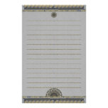 Mandala Lined Silver Stationary Stationery