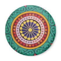 Mandala magnets by Paprika33 Mandala magnets