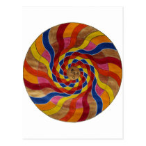 Mandala mantra “COM mani peme hung " postcards