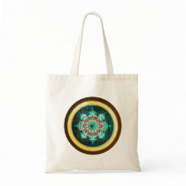 Mandala Natural Canvas Bag