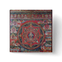Mandala of Amoghapasa Pins