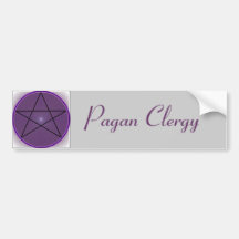 Mandala Pentagram Bumper Sticker