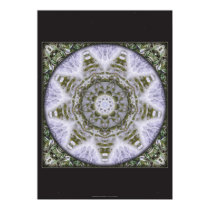 Mandala print - "Angelic Touch" posters