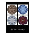 Mandala print - "The four elements" by MandalaArt Mandala print - "The four elements"