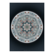 Mandala print - "Yuletime" posters