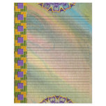 Mandala Rainbow Marble,Lined Gem Letterhead