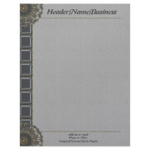 Mandala Silver Letterhead