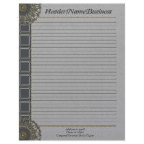 Mandala Silver Lined Letterhead
