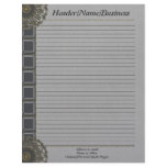 Mandala Silver Lined Letterhead