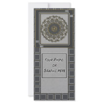 Mandala Silver Rackcard Rack Cards