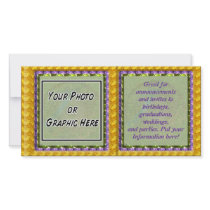 Mandala Spring Gem Photo Greeting Card