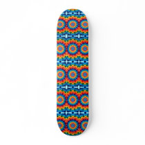 Mandala Tie-Dye Skateboard