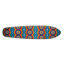 Mandala Tie-Dye Skateboard