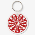 Mandala - Ying Yang keychains
