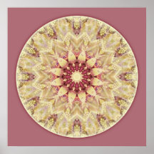 Mandalas from the Heart of Peace, No. 2 Poster