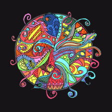 MandalaWeb's Ocean shirt