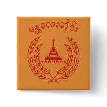 Mandalay Division, Myanmar flag Button