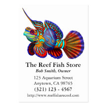 Mandarin Dragonet Goby Fish Business Card