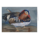 Mandarin Duck Blank Card