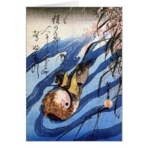 Mandarin Duck, Hiroshige Cards
