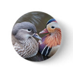Mandarin Ducks Button