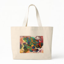 Mandarin Fish Art Canvas Bags