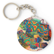 Mandarin Fish Art Key Chain