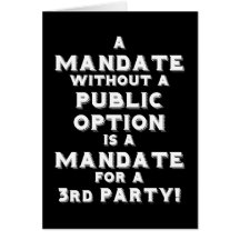 Mandate Greeting Card