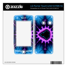 Mandelbrot Cross LG Rumor Touch Decals